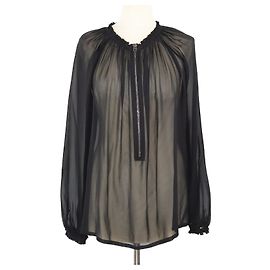 TOM FORD Top T.FR Seta Nero