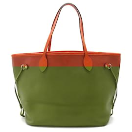 Louis Vuitton-Louis Vuitton Epi Neverfull MM Tote Bag-Orange