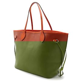 Louis Vuitton-Louis Vuitton Epi Neverfull MM Tote Bag-Orange