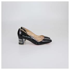 Christian Louboutin-CHRISTIAN LOUBOUTIN Talons T.EU Cuir-Noir