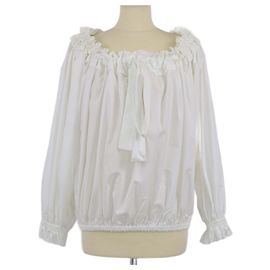 ALEXANDER MCQUEEN Tops T.FR Algodón Blanco