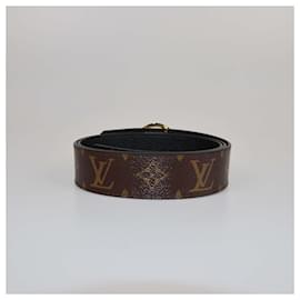 Louis Vuitton-LOUIS VUITTON Belts T.cm  Leather-Black