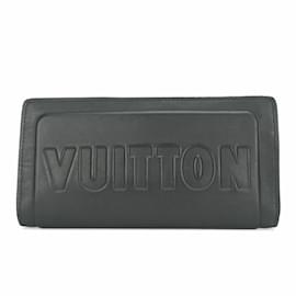 Louis Vuitton-Louis Vuitton Long Wallet Portefeuille Brazza-Black
