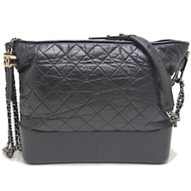 Chanel-Chanel Gabrielle de Chanel A93824 Shoulder Bag-Black