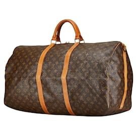 Louis Vuitton-Louis Vuitton Monogram Keepall Bandouliere 60 Bag-Brown