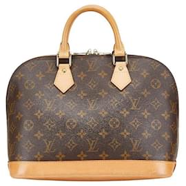 Louis Vuitton-Louis Vuitton Alma PM Handbag M51130-Brown