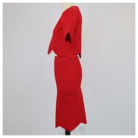 Alexander Mcqueen-ALEXANDER MCQUEEN Trousers T.FR  Synthetic-Red
