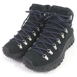 Moncler Suede Leather GTX Trekking Boots Black Black