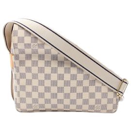 Louis Vuitton Naviglio Damier Azur Shoulder Bag N51189 White