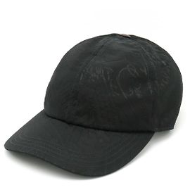 Berluti Nylon Leather Cap Black Black