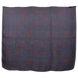 ALEXANDER MCQUEEN Sciarpe T. Seta Blu