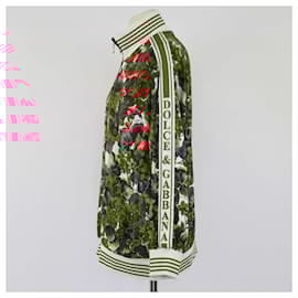Dolce & Gabbana-Dolce & Gabbana Multicolor Floral Print Bomber Jacket-Multiple colors