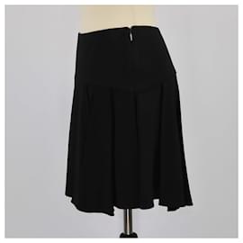 Saint Laurent-SAINT LAURENT Skirts T.FR  Viscose-Black