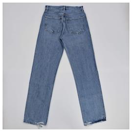 Agolde-AGOLDE Trousers T.FR 39 Cotton-Blue