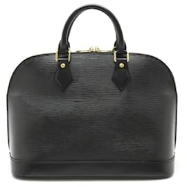 Louis Vuitton-Louis Vuitton Epi Alma Leather Handbag M52142-Black