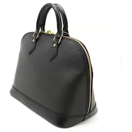 Louis Vuitton-Louis Vuitton Epi Alma Leather Handbag M52142-Black