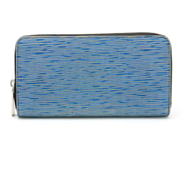 Louis Vuitton-Louis Vuitton Epi Denim Zippy Wallet M60957-Blue