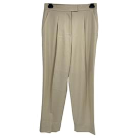 Autre Marque-Low Classic trousers T.International M Wool-Cream