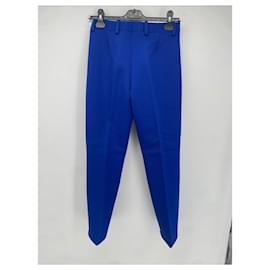 Balenciaga-BALENCIAGA Trousers T.FR 36 Wool-Blue