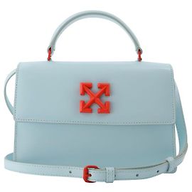 Off White Jitney 1.4 Top Handle Light Blue No Col Handbags & Purses Blue