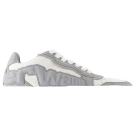 Autre Marque-Puff Sneakers - Alexander Wang - Leather - Grey-Grey