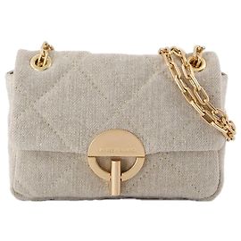 Nano Moon Bag - Vanessa Bruno - Lino - Beige Marrone Beige