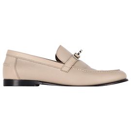 Mocassins Hermès Destin em couro de bezerro bege Bege