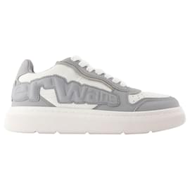 Autre Marque-Puff Sneakers - Alexander Wang - Leather - Grey-Grey