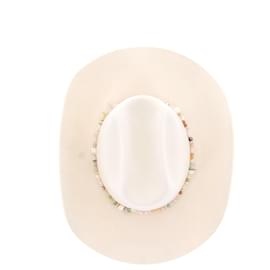 Autre Marque-Non Signé / Unsigned hats T.International S Wool-White