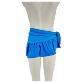 Autre Marque-Non Signé / Unsigned skirts T.FR 36 Polyester-Blue
