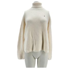 Tommy Hilfiger Strickwaren T.International M Baumwolle Weiß