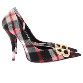 Balenciaga-BALENCIAGA  Heels T.EU 37 Wool-Red