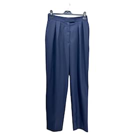 Autre Marque-Rohé trousers T.FR 38 Wool-Navy blue