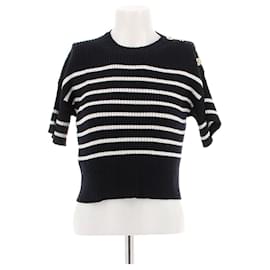 Dior-DIOR Tops T.FR 36 Wool-Navy blue