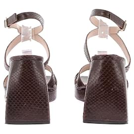 Autre Marque-Nodaleto sandals T.EU 38 Leather-Brown