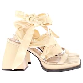 Autre Marque-Nodaleto sandals T.EU 38 Cloth-Yellow