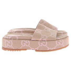 GUCCI  Mules & clogs T.EU 39.5 Cloth Beige