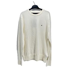 Tommy Hilfiger Strickwaren & Sweatshirts T.International M Baumwolle Weiß