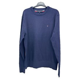 Tommy Hilfiger Strickwaren & Sweatshirts T.International M Baumwolle Marineblau