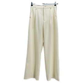 Autre Marque Pantalons Dissh T.US 8 Polyester Blanc