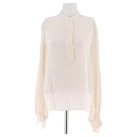 Lanvin-Lanvin tops T.FR 40 Silk-White