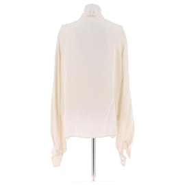 Lanvin-Lanvin tops T.FR 40 Silk-White