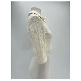 Autre Marque Non Signé / Unsigned tops T.International S Polyester White