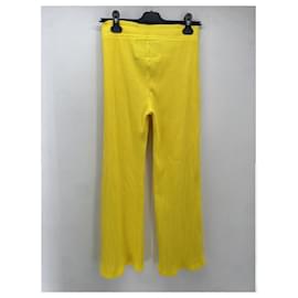 Autre Marque-La detresse trousers T.International XS Cotton-Yellow