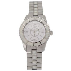 RELÓGIO CHRISTIAN DIOR CHRISTAL CD112112 29MM AÇO QUARTZO LADY RELÓGIO DE AÇO Prata