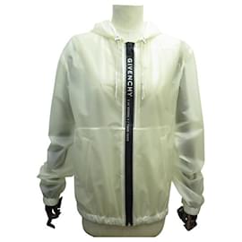 Givenchy-GIVENCHY HOODED WINDJACKET BM00C.412UQ 44 40 M TRANSPARENT COAT-Other