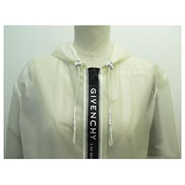 Givenchy-GIVENCHY HOODED WINDJACKET BM00C.412UQ 44 40 M TRANSPARENT COAT-Other