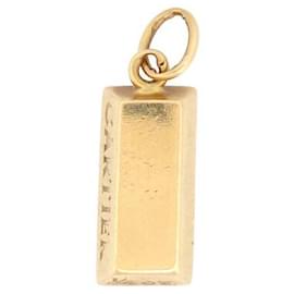 Cartier-VINTAGE CARTIER PENDANT YELLOW GOLD 18K 1/4 OZ 7.5GR SOLID GOLD PENDANT-Golden