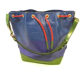 Louis Vuitton-Noé GM Leather Tricolor Epi - A2 1910-Red,Blue,Green