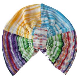 Missoni Viskose Strickturban Mehrfarbig Mehrfarben